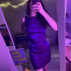 Put a Spell on Me - Dark Purple Vintage 90’s Dress